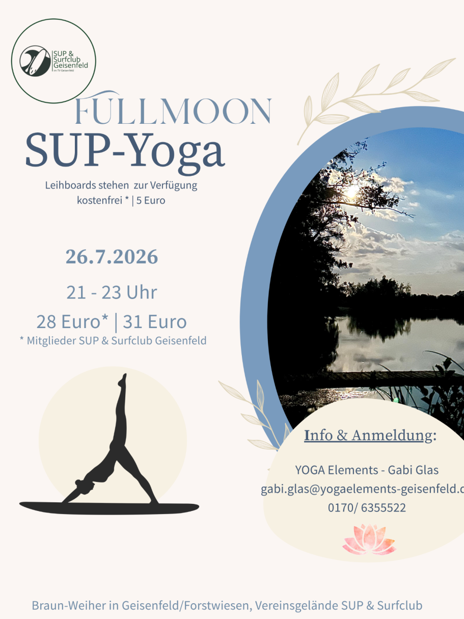 YOGA, SUP-Yoga, SUP Yoga, Ayurveda in Geisenfeld