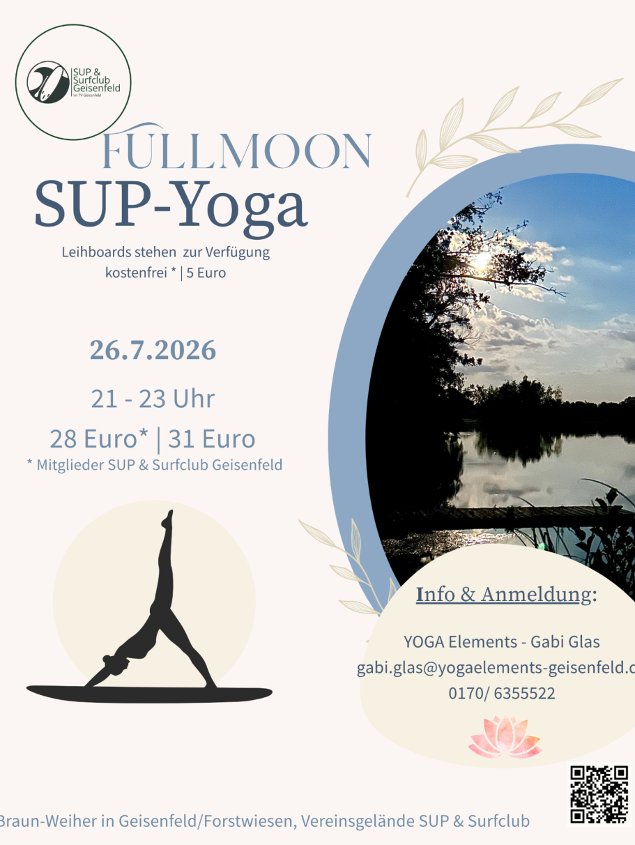 YOGA, SUP-Yoga, SUP Yoga, Ayurveda in Geisenfeld
