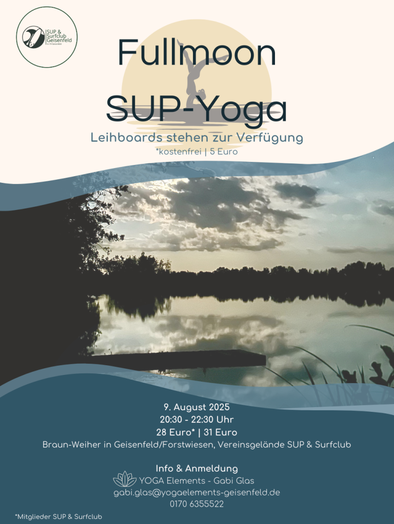 YOGA, SUP-Yoga, SUP Yoga, Ayurveda in Geisenfeld