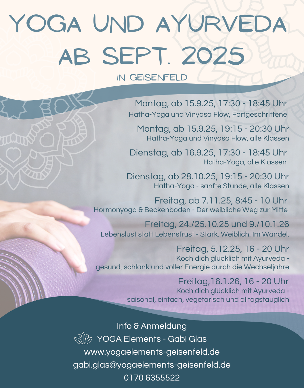 YOGA, SUP-Yoga, SUP Yoga, Ayurveda in Geisenfeld