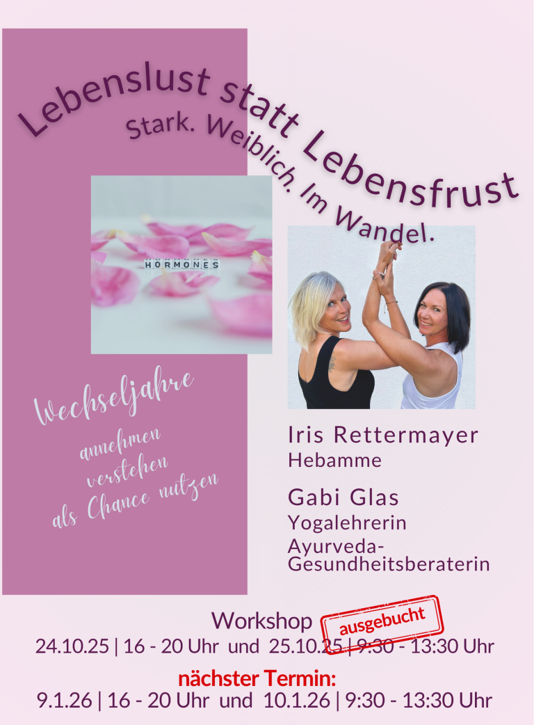 Wechseljahre, Hormone, Menopause, Yoga, Ayurveda