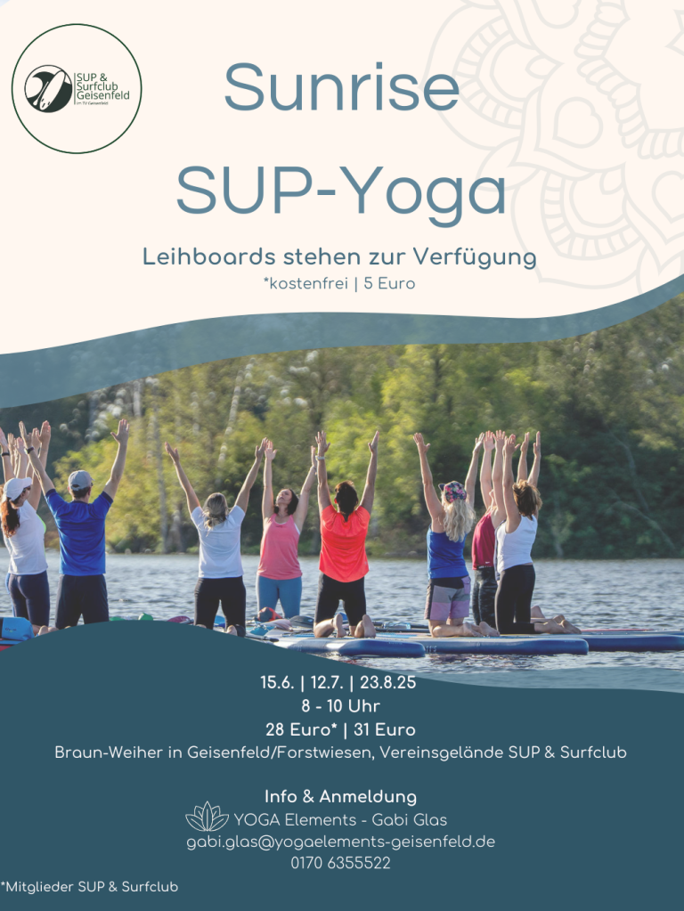 YOGA, SUP-Yoga, SUP Yoga, Ayurveda in Geisenfeld